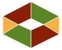 green, red, and yellow logo